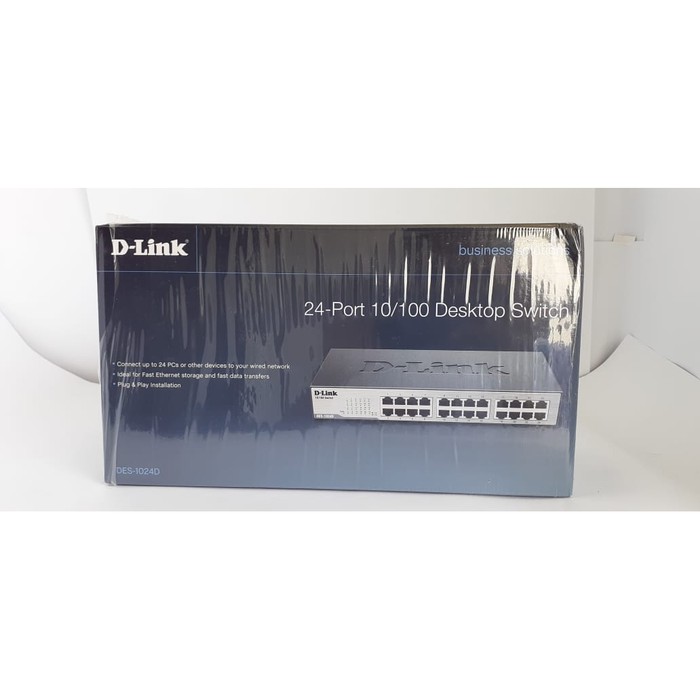 Switch Hub Dlink DES-1024C/D 24P 10/100 Metal