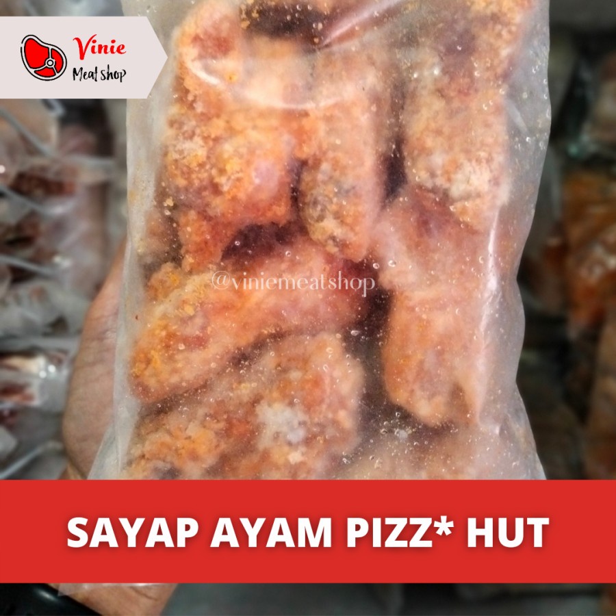 

Spicy Wing (Sayap Ayam Bumbu) Pizza H*t 500gr