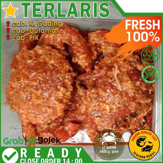 

Kepiting Saos Singapore singapur Saus Tiram telor asin telur jantan - KEPITING TELOR {TERPERCAYA