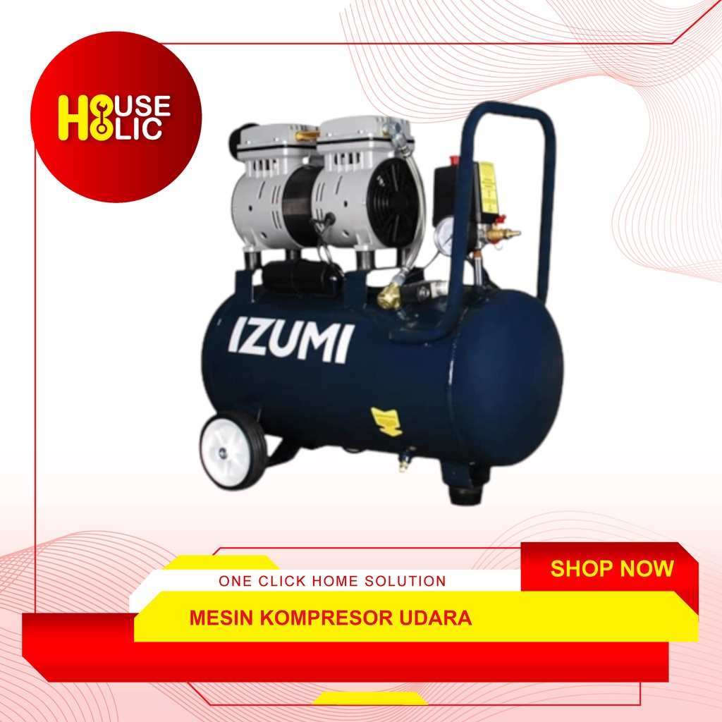 Kompresor Udara 1 HP 24 Ltr / Air Direct Compressor Pressure Oilless