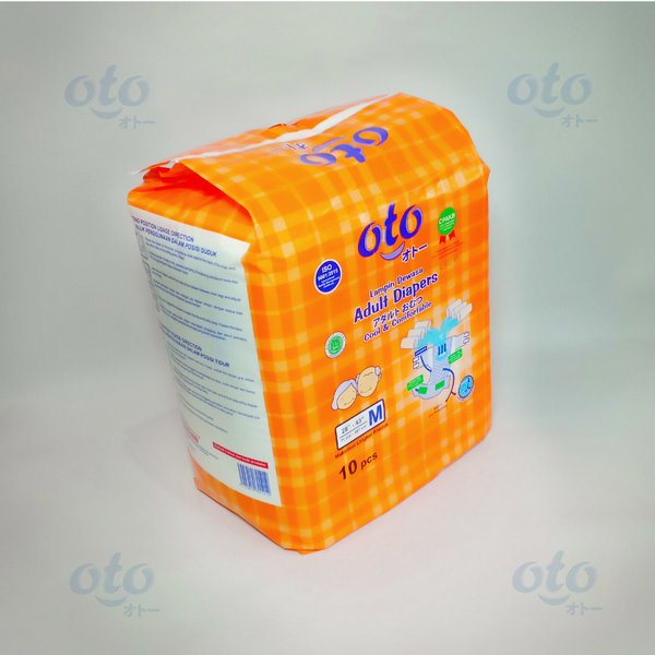 popok dewasa - kesehatan, diapers, perekat  RAK - OTO Diapers Adult Popok Dewasa model Perekat ukuran M - isi 10 pcs