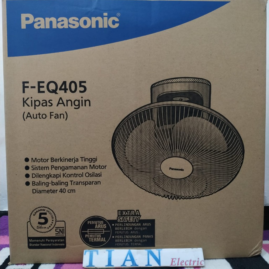 PANASONIC F-EQ405 Kipas Angin (Auto Fan) 16 Inch