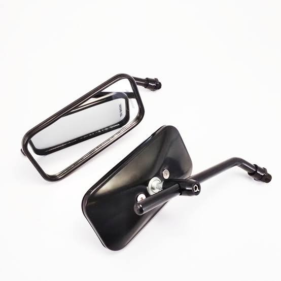 SPION KOTAK BLACK hitam CB KLASIC classic besi