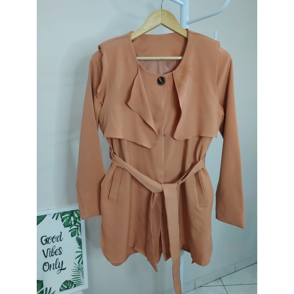 RARE ITEM LIMITED [Coat/Mantel Panjang/Semi Blazer/Blazer Panjang gaya Korea/Korean style] (cotton/k