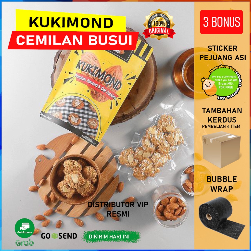 KUKIMOND Premium Almond &amp; Oat Cookies