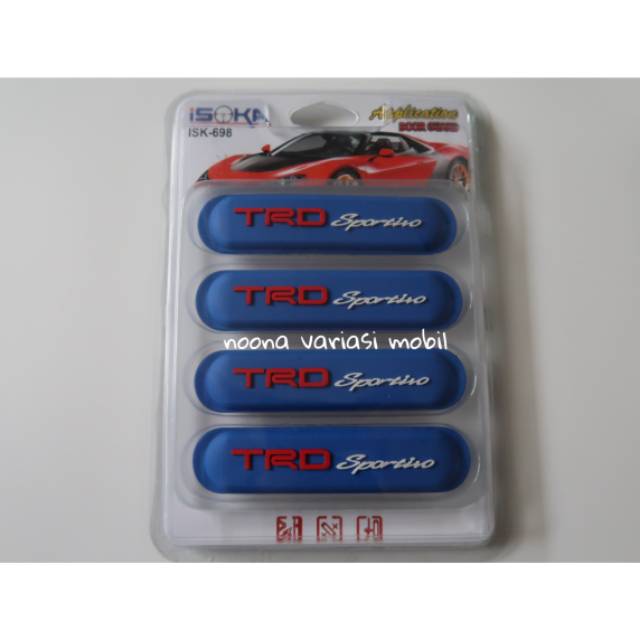 doorguard karet pelindung pintu mobil isoka biru doorguard avanza innova