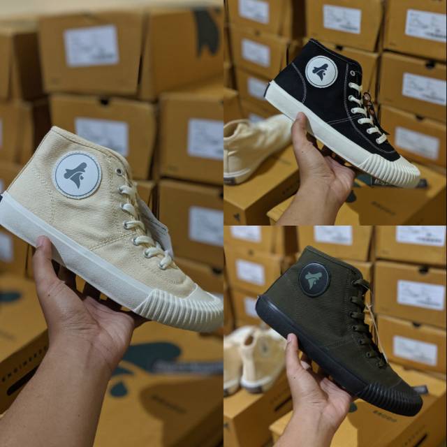 BRODO VULCAN OLIVE-Off White-Navy READY