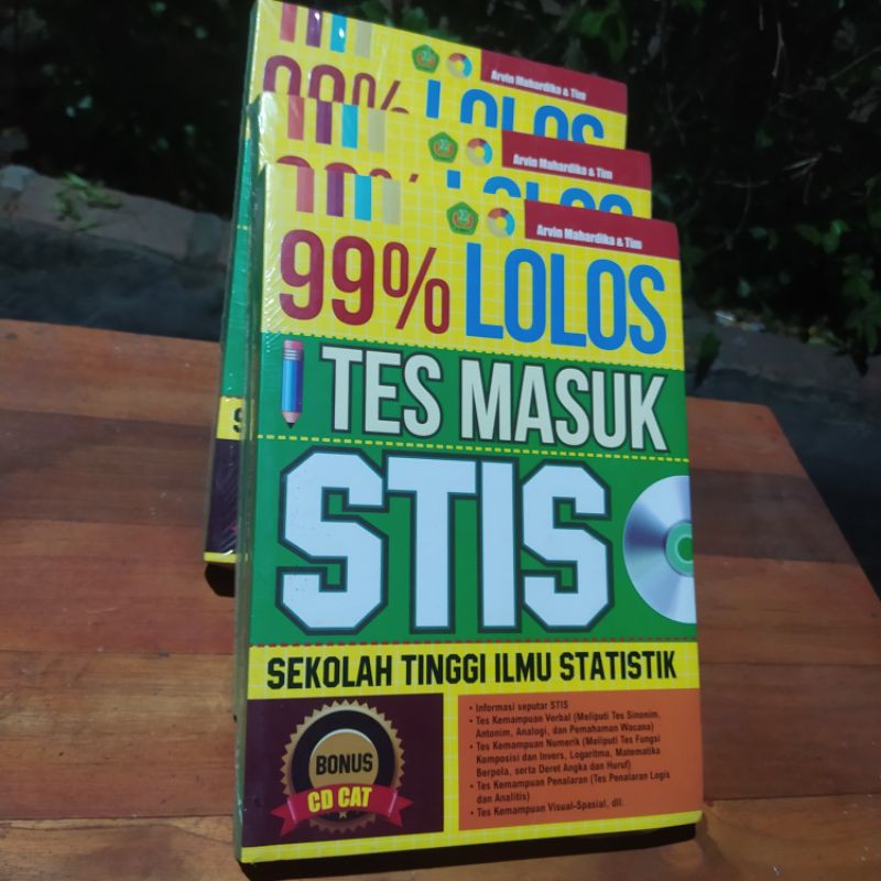 

99℅ lolos tes masuk stis sekolah tinggi ilmu statistik