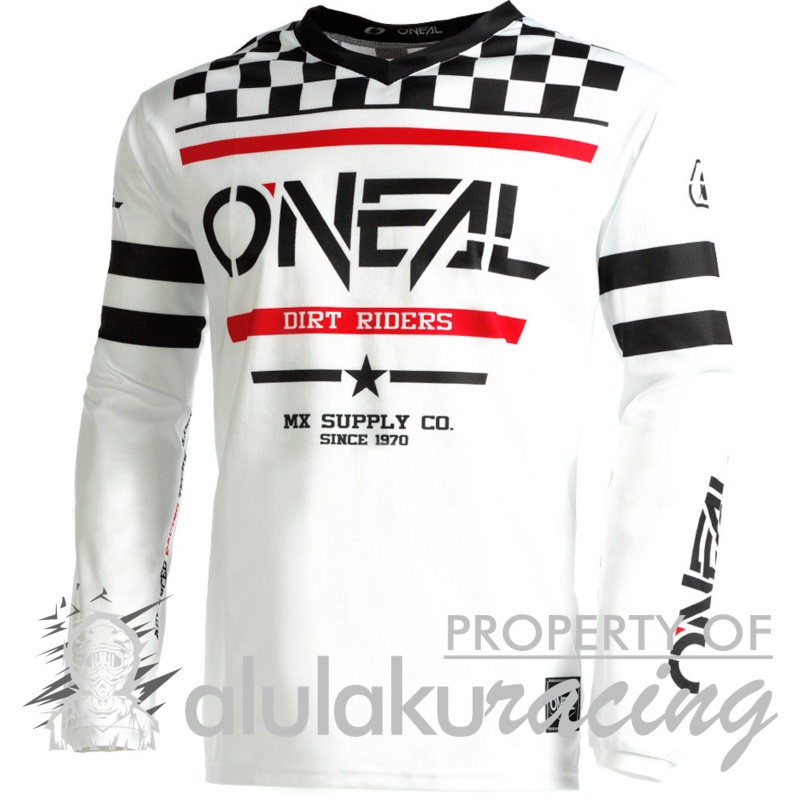 Jersey with Pants Oneal 2022 Element Squadron White Black - ON013