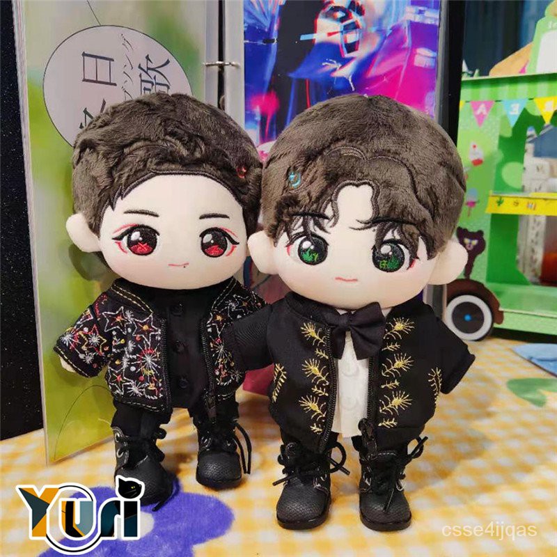 Yuri Plush Doll Body Limit Xiao Zhan Wang Yibo Idol Star 20cm Toy Clothes Clothig Outfit Suit Cospla