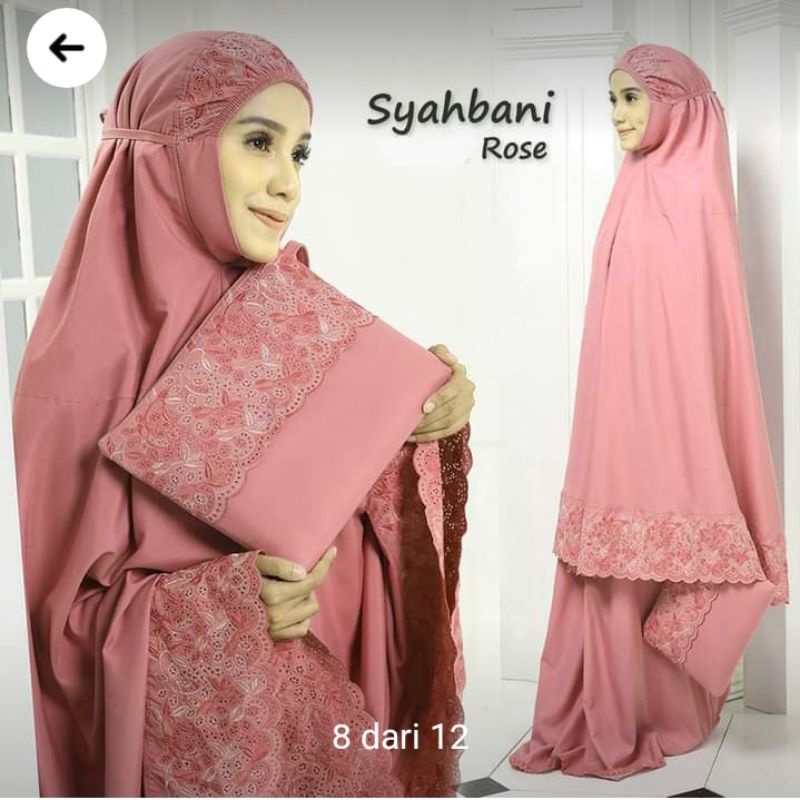 Mukena khadijah syahbani dewasa jumbo