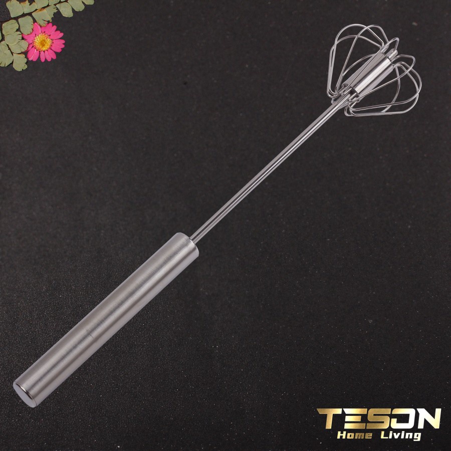 Pengocok Telur Stainless Otomatis Manual / Hand Mixer Whisk Beater