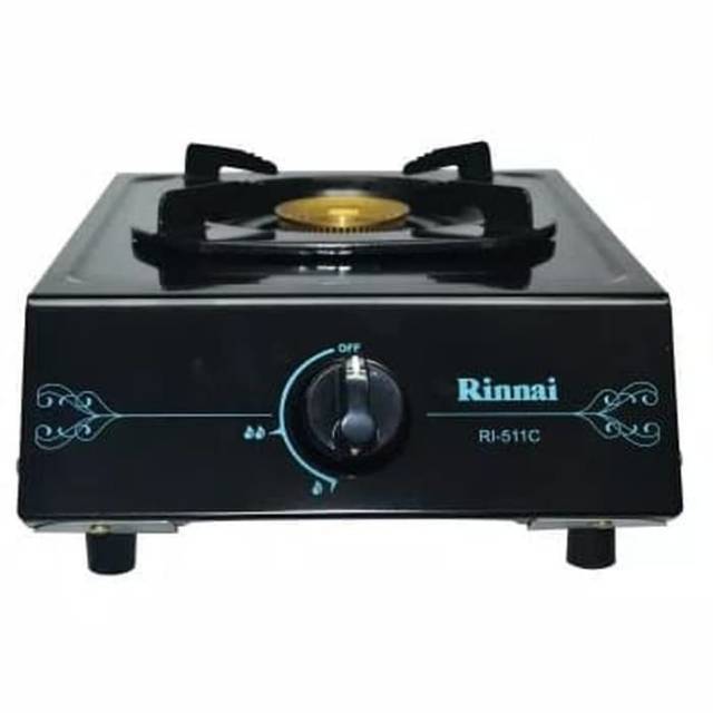 Kompor Gas 1 tungku Rinnai RI 511C - 511 C - RI511C Gas Stove SNI Original