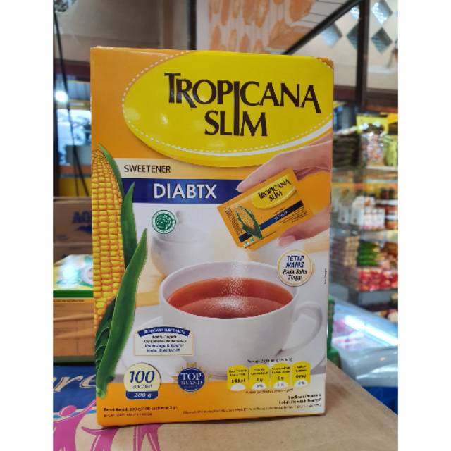 

Tropicana Slim sweetener DIABTX 100 sachets