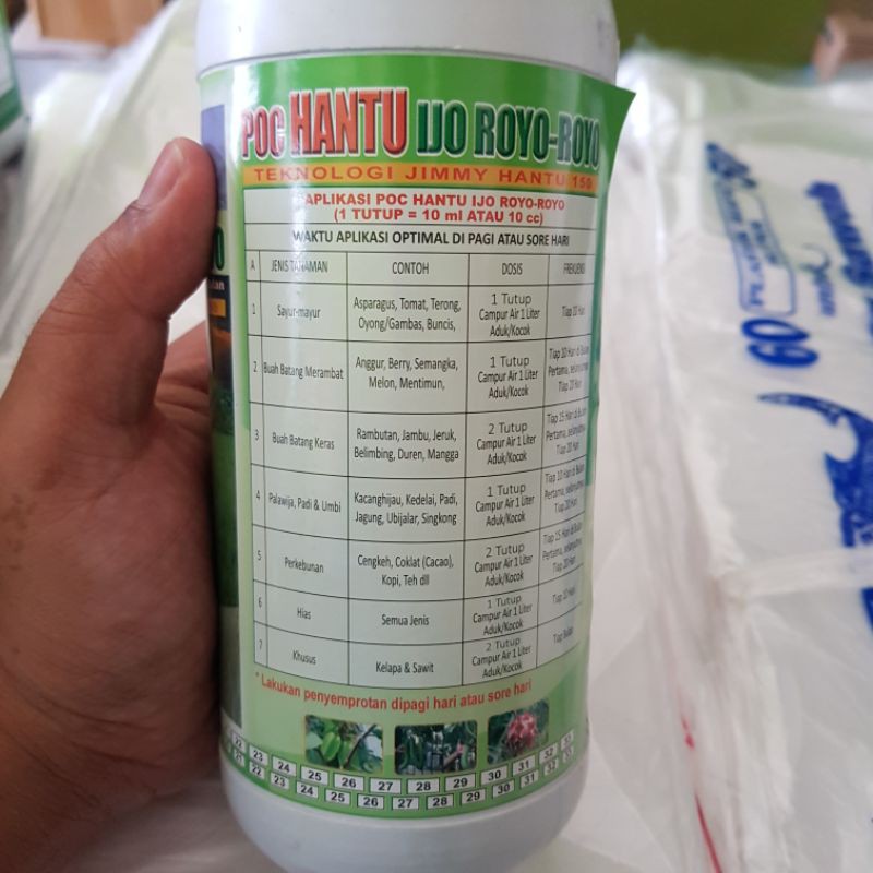 Pupuk Organik Cair (Poc) Hantu Ijo Royo Royo – 1 Liter