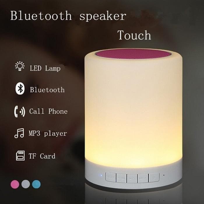 SPEAKER BLUETOOTH M9 / SPEAKER BLUETOOTH CL-671 LAMPU TIDUR SMART TOUCH PORTABLE LAMP