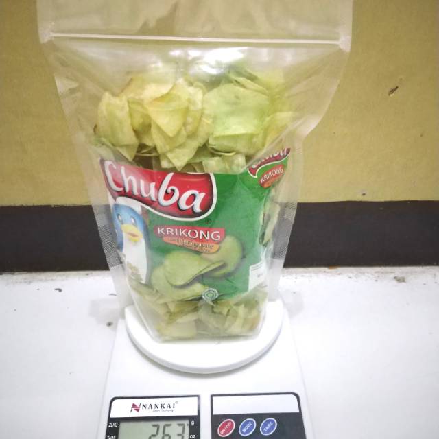 

Chuba Krikong Sambal ijo 250 gram / Snack kiloan