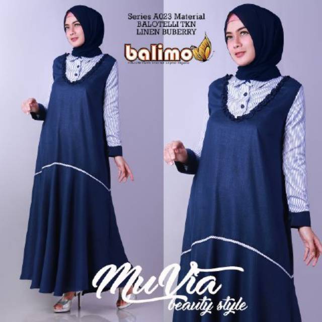 gamis Muvia by Balimo fashion