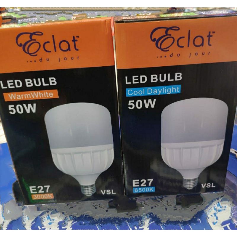 ECLAT Lampu LED Bulb 50W Putih E27 LED Capsule Cool Daylight 6500K