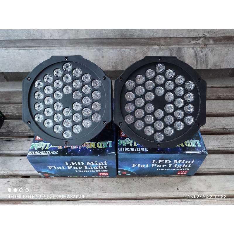 LAMPU SOROT PANGGUNG DISCO PARLED 36 MATA  LAMPU