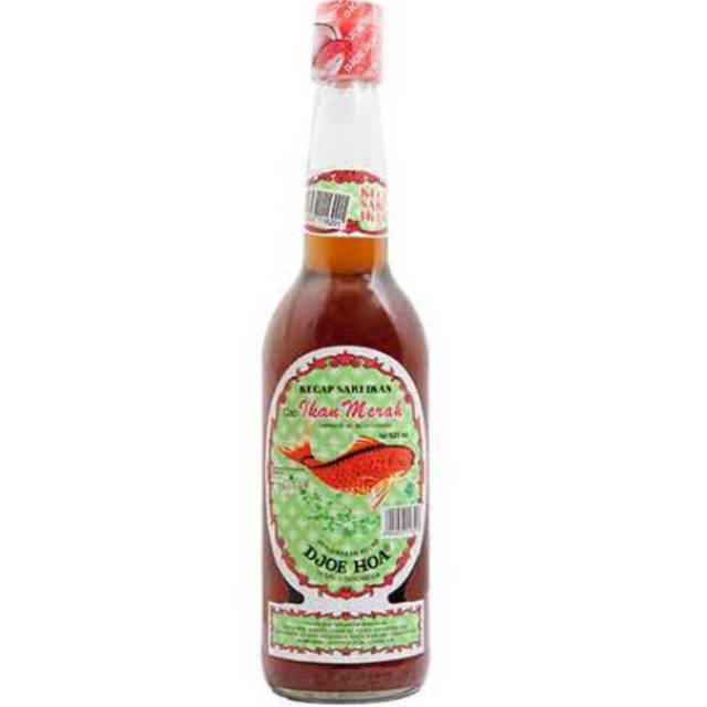 Kecap ikan Djoe Hoa 620 ml cap ikan merah djoehoa