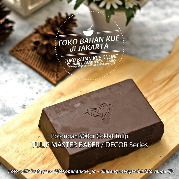 

Cokelat Tulip Master Baker Dark Chocolate Compound Coklat Batang 500gr BERKUALITAS