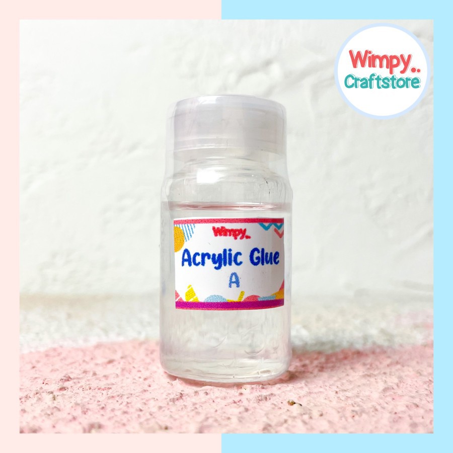 

Wimpy Lem Akrilik Cair Suntik Lem Acrylic Perekat Kotak Display Akrilik Mika