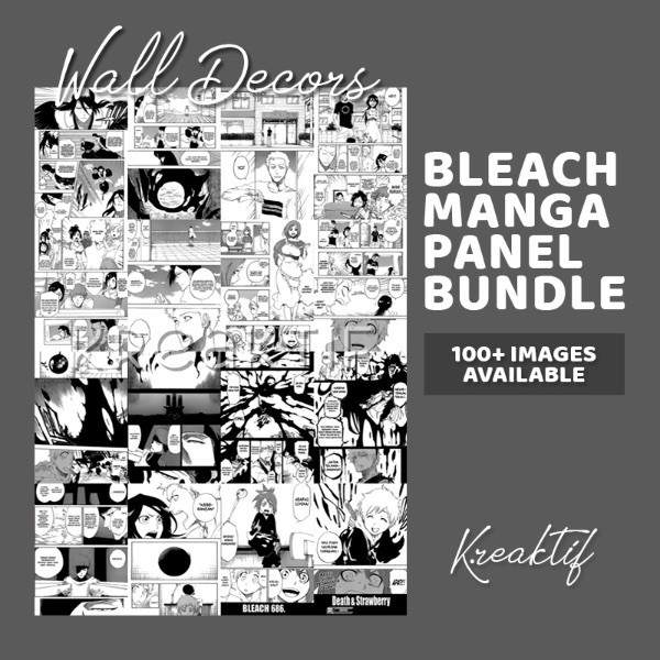 (16PCS) Poster Anime Manga Wall Decor Panel Komik - One Piece Jujutsu Kaisen Black Clover Haikyuu Attack on Titan Demon Slayer Naruto Boruto Tokyo Revengers Shingeki no Kyojin Kimetsu no Yaiba (A6,A5,A4,A3)-Bleach