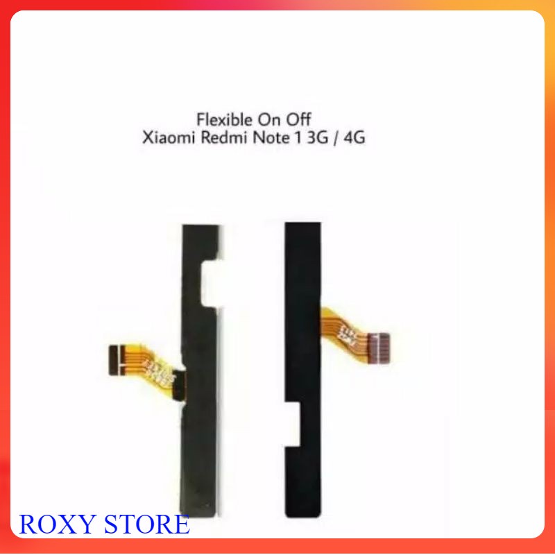 Flexible Flexibel Power On Off Volume Xiaomi Redmi Note 1 3G / Note 1 4G