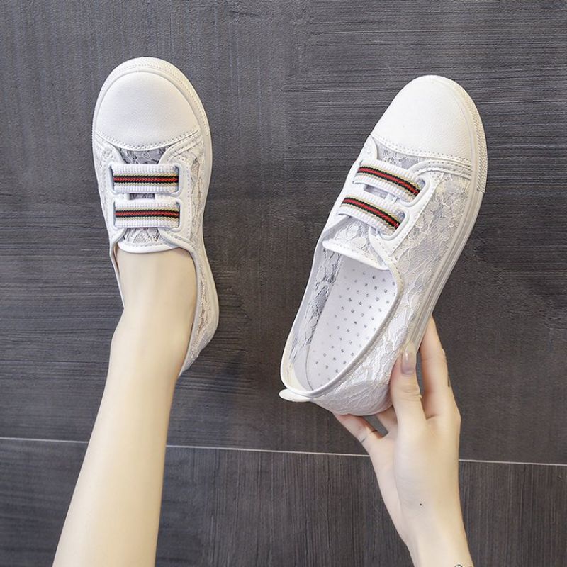 NF628 - Sepatu Sneaker Tanpa Tali Fashion Wanita Import