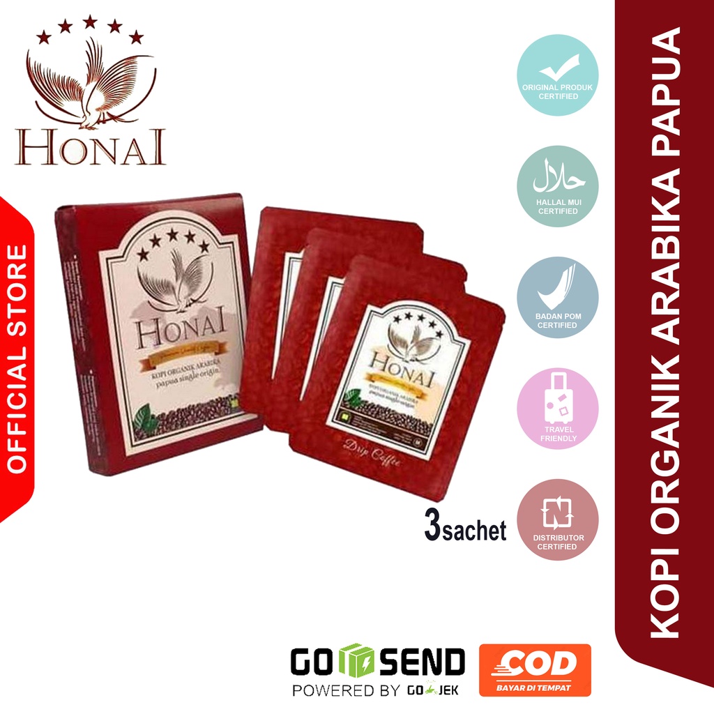 

Honai Kopi Organik Arabika Papua Single Origin