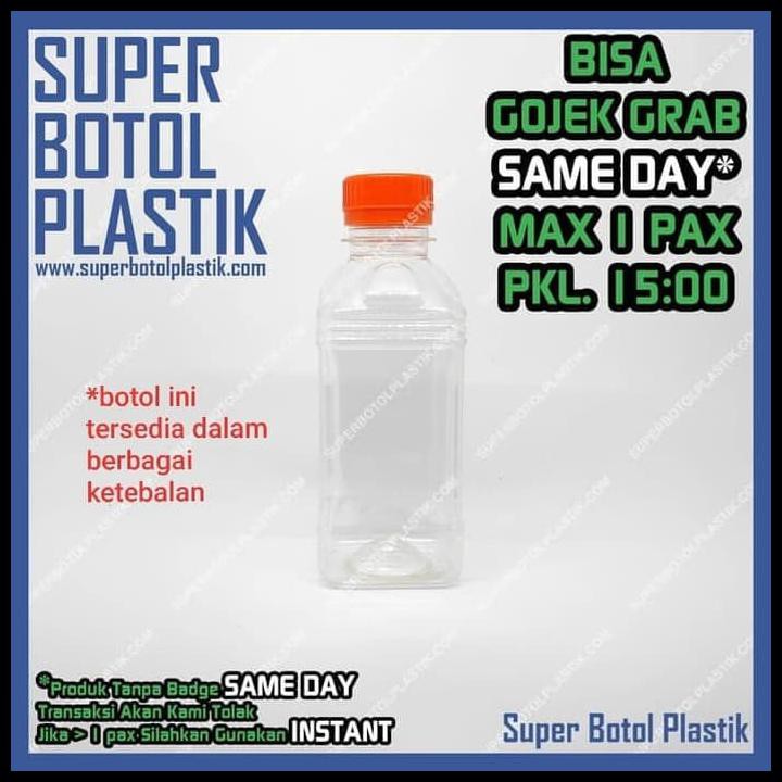 

GOJEK ONLY Botol Yoghurt / Yogurt Pendek 250ml / 250 ml Plastik PET