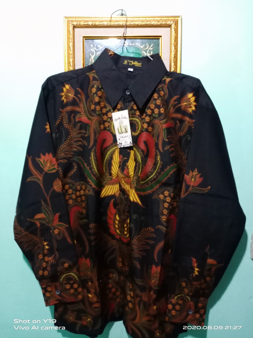 Atasan Kemeja Panjang|batik Print|batik Puring|pakaian Pria Panjang|baju Distro Pria Murah