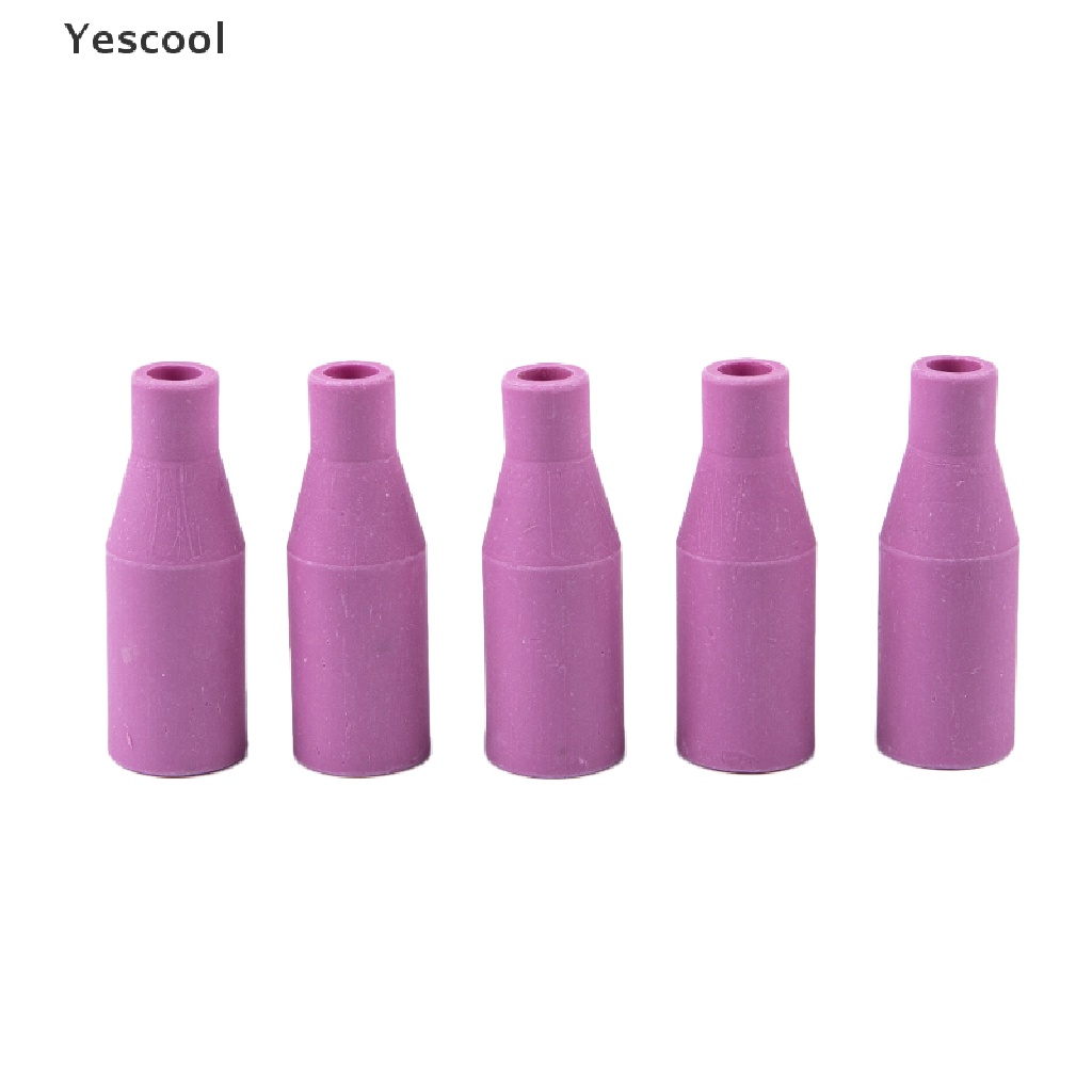 Yescool 5Pcs MB15AK MIG / MAG Nozzle Keramik Untuk Pistol Las