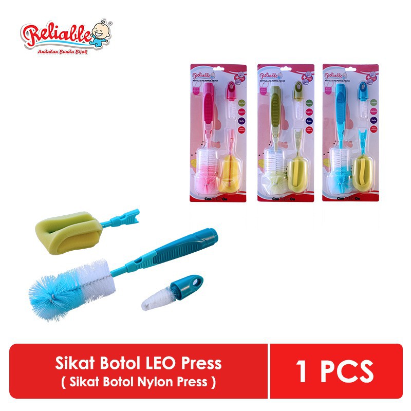 Sikat botol susu bayi dan dot Reliable anti gores dan lembut