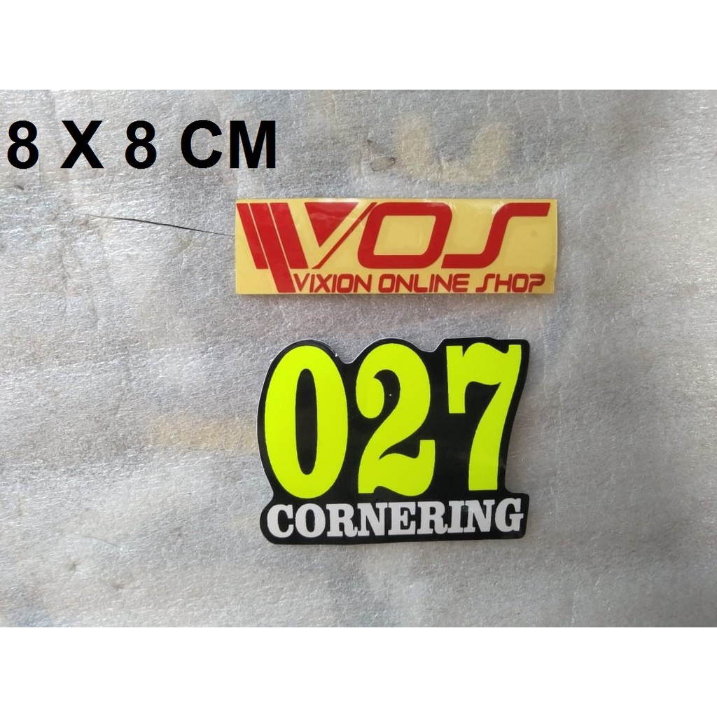 

STIKER UNIK 027 CORNERING