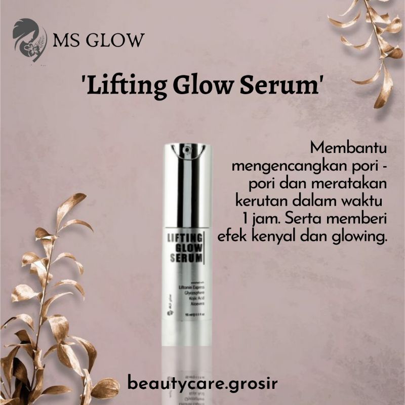 LIFTING SERUM MS GLOW ORIGINAL 100%  / SERUM LIFTING