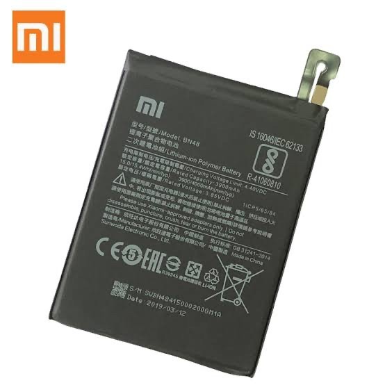 BOS - Battery HP Xiaomi BN48 / Redmi Note 6 Pro | Batre BT Baterai BN 48
