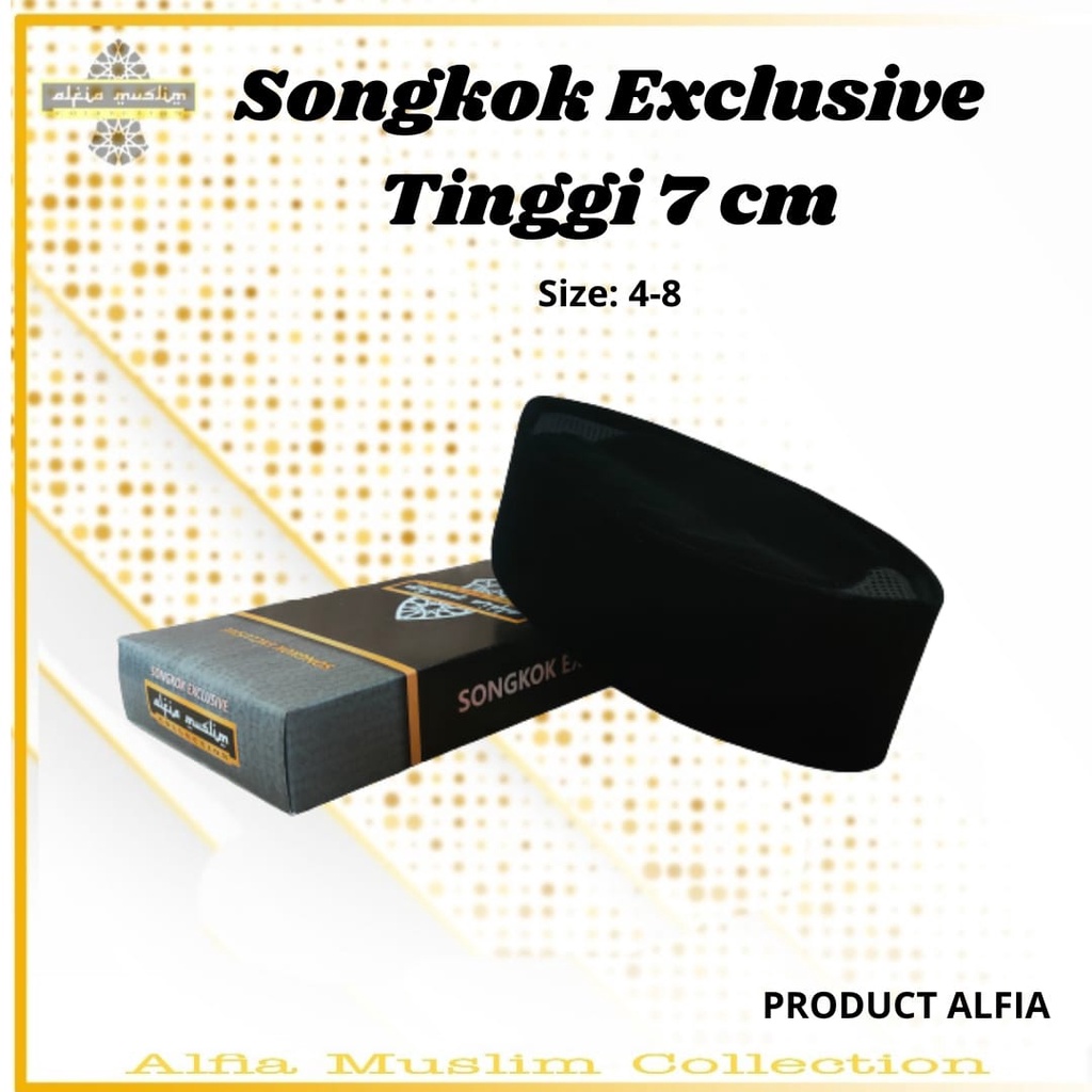 Songkok Peci Full AC Tinggi 8