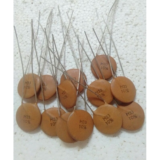 Kapasitor keramik type : H33 - 10% .- 10pcs pengiriman