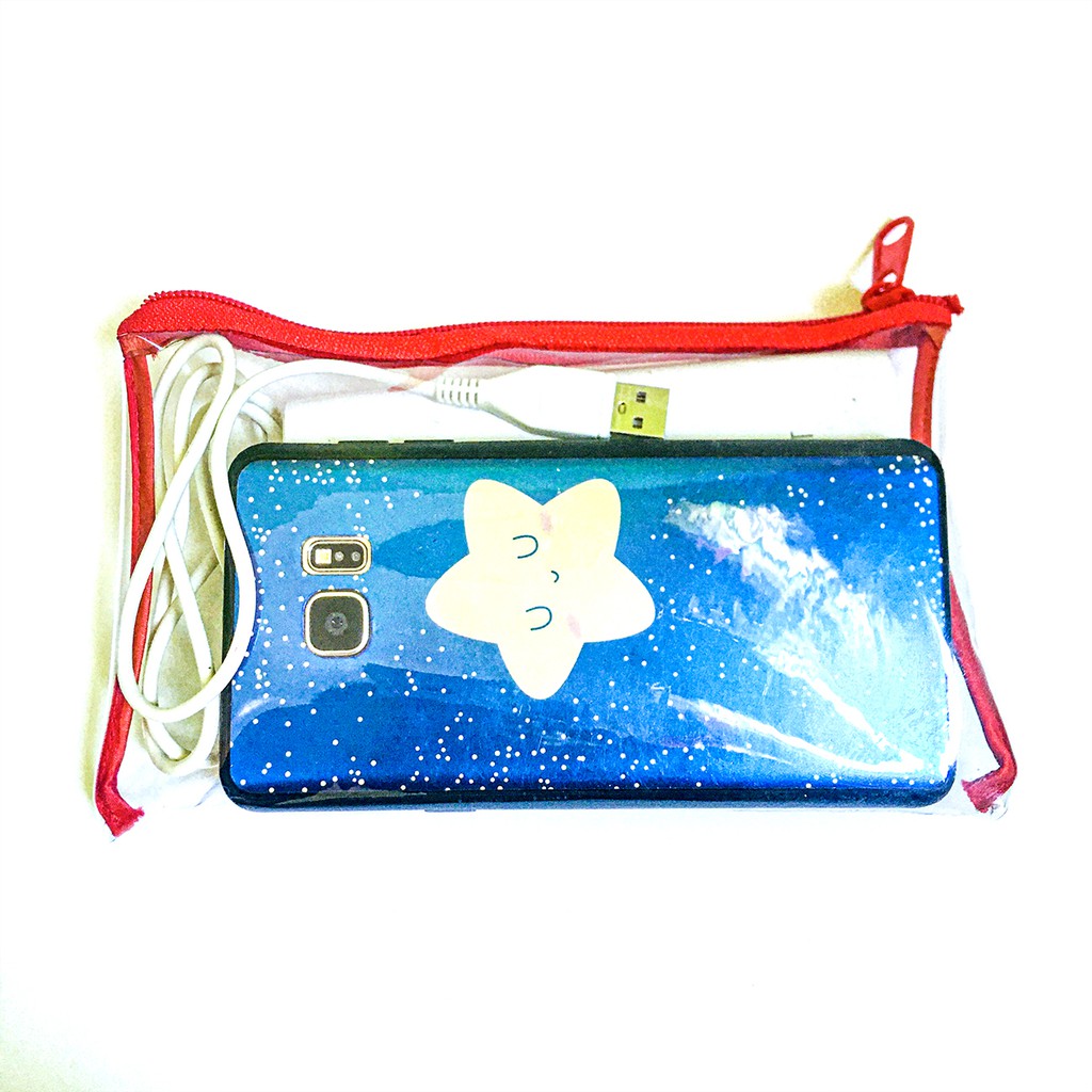 pouch mask zipper / pouch serbaguna warna warni