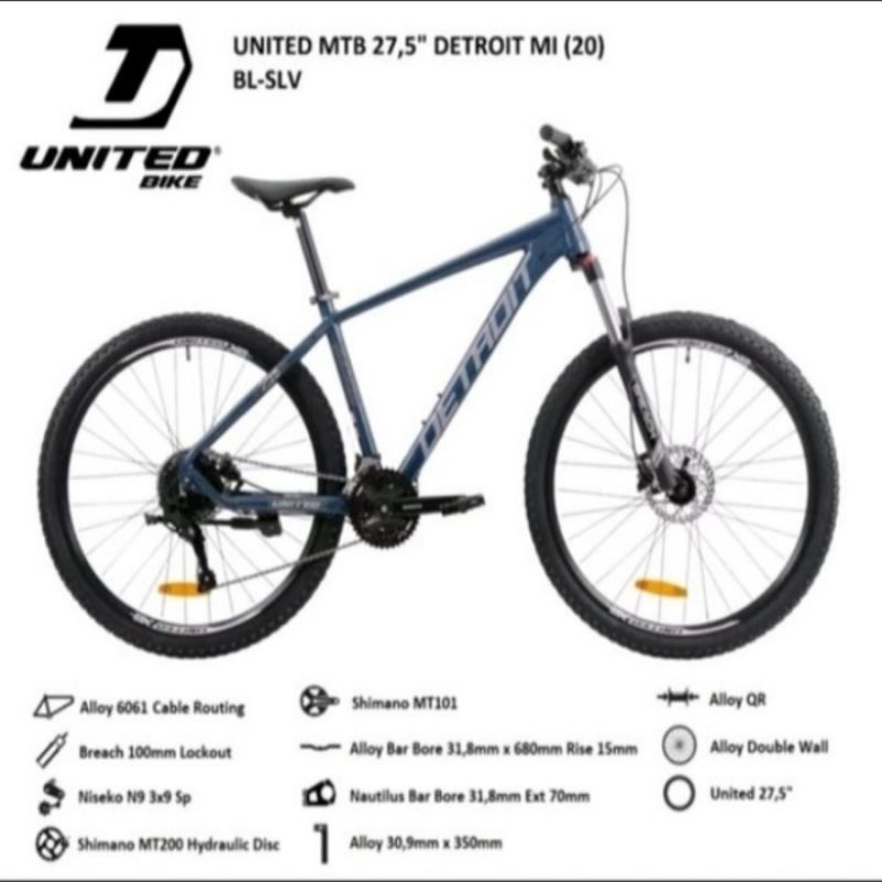 sepeda gunung united detroit MI uk 27.5 inch