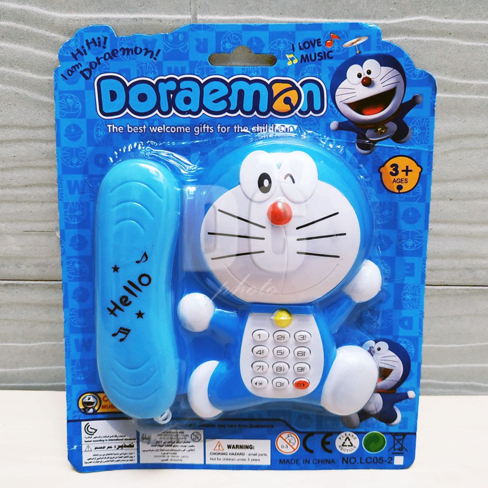 Telepon Doraemon Mainan Telfon Rumah Doraemon Dengan Musik