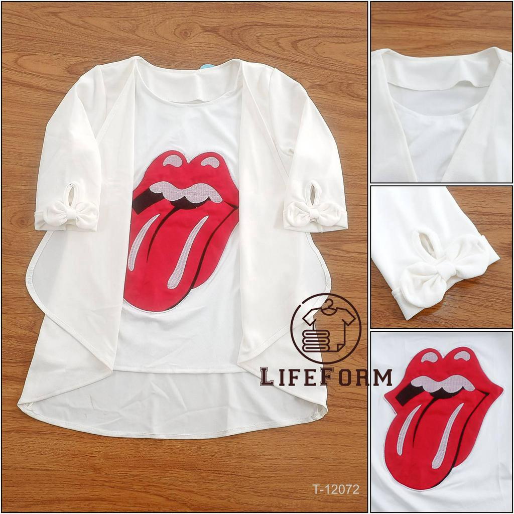 [T12072] Atasan wanita Lengan 3/4 Mizzle