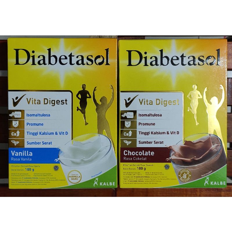 

Susu Diabetasol 170 Gram / Diabetasol Vita Digest / Rasa Cokelat / Rasa Vanilla