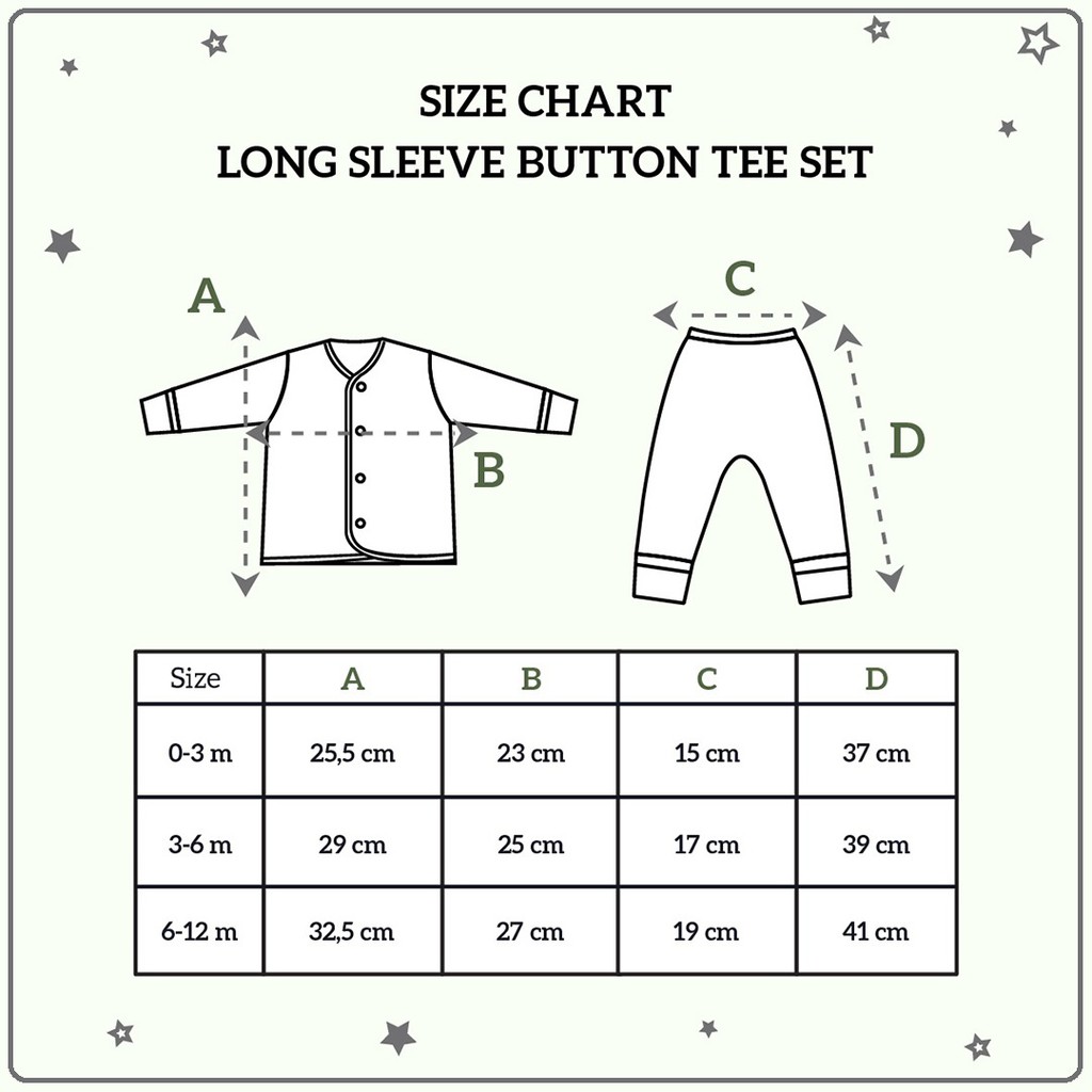 Little Palmerhaus Button Tee Set Long Sleeve