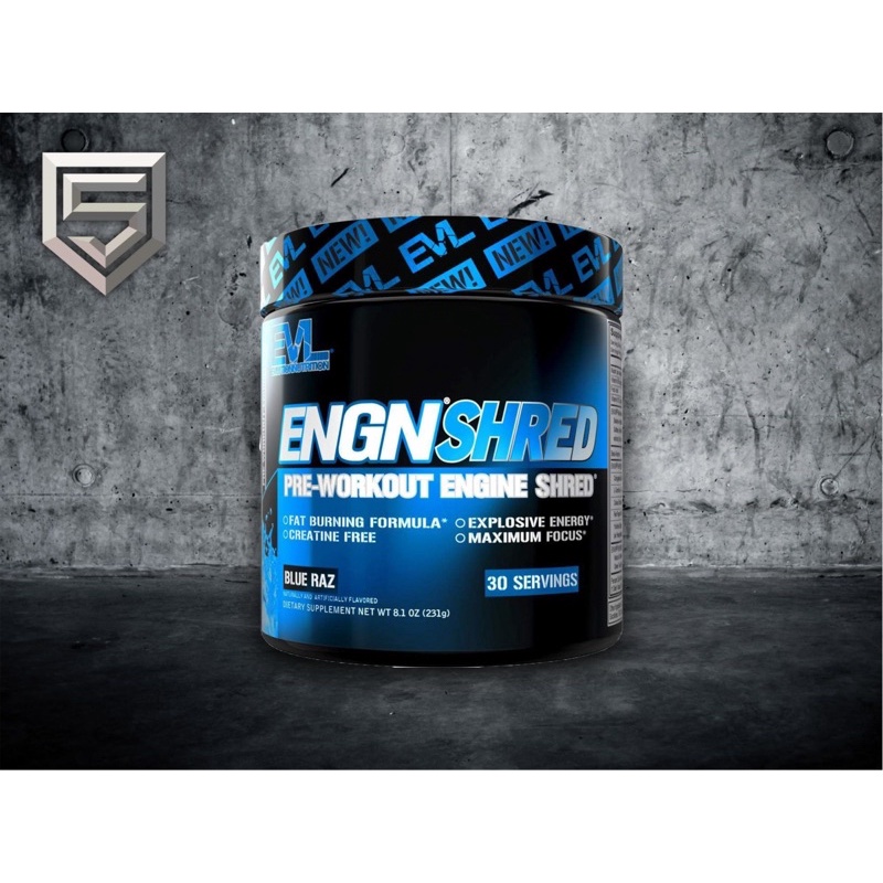 EVL NUTRITION ENGN SHRED 30 SERVING 30X PREWORKOUT FATBURNER
