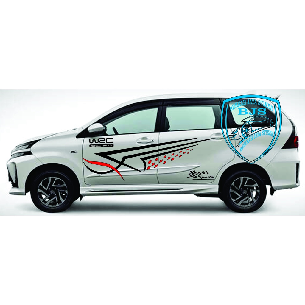 Jual Striping Stiker Mobil Calya Sigra Stiker Mobil Toyota Avanza Xenia Mobilio Acord