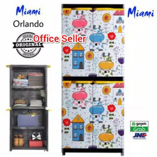  Lemari  Plastik  Miami Orlando 4 Susun SAPI Shopee Indonesia