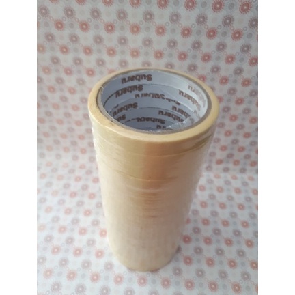 

Lakban Kertas Subaru 1/2inci/Masking Tape 1cm/Isolasi Kertas/selotip